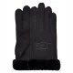 UGG - Womens Sheepskin Embroidered Glove 20931 BLK -  - Maskezapatos